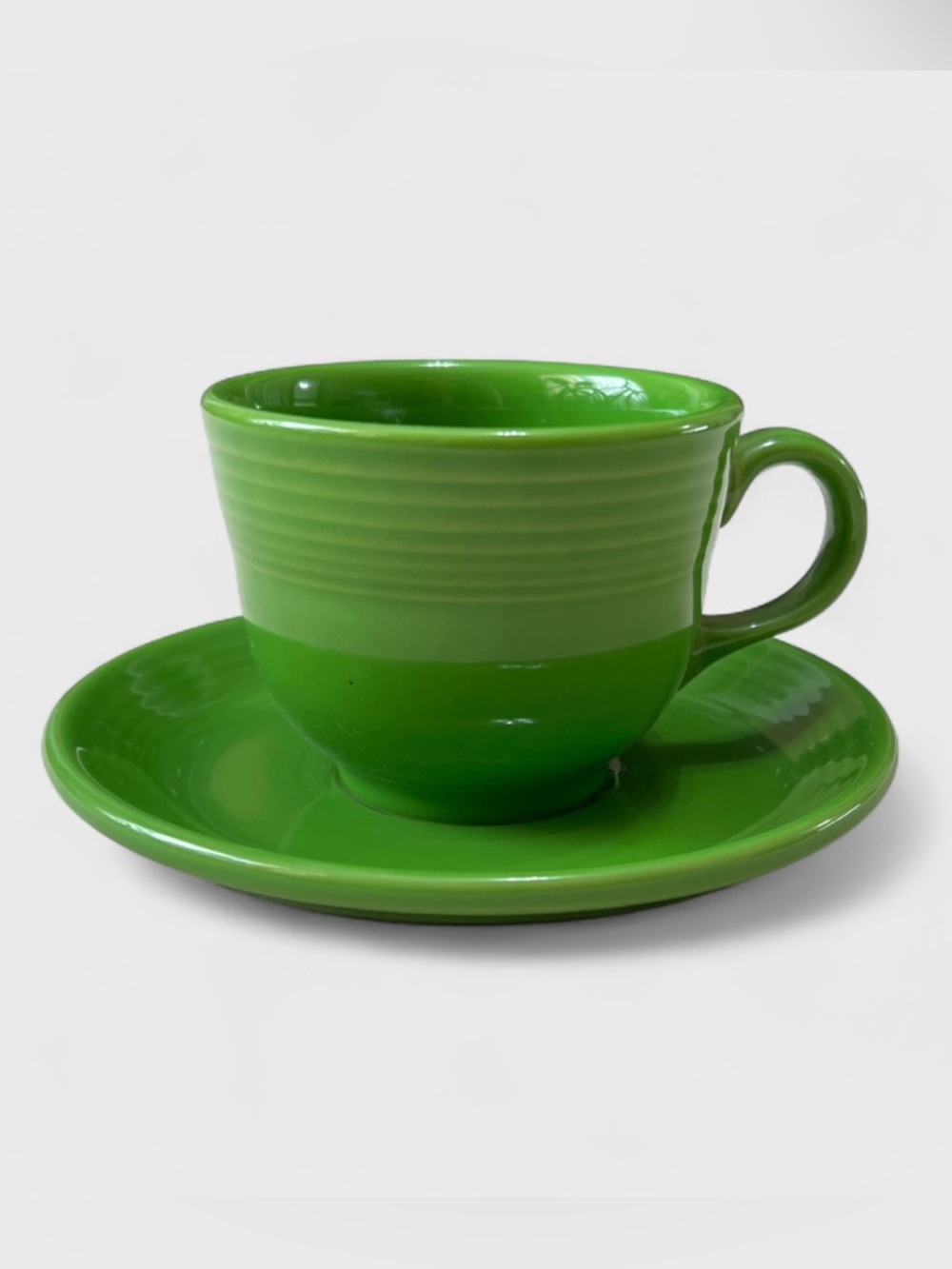 Homer Laughlin Fiestaware Shamrock Cup and Saucer